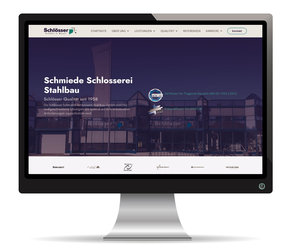TYPO3-Seite einer Schlosserei in Trittau bei Hamburg - Desktopversion