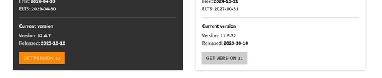 Auswahl und Download der TYPO3-Dateien