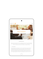 Wordpress-Seite eines Hamburger Vermittlers von Baufinanzierungen - Tableversion