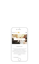 Wordpress-Seite eines Hamburger Vermittlers von Baufinanzierungen - mobile Version