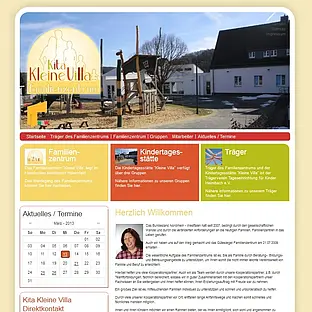 TYPO3-Seite eines Familienzentrums TYPO3-Website eines Familienzentrums in der Eifel