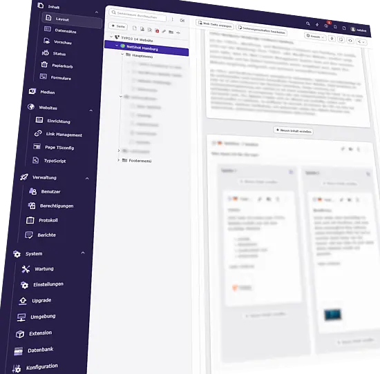 Das TYPO3-Backend (Version 14.4)