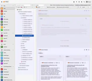 Das TYPO3-Backend: übersichtlich angeordnet Das YTPO3-Backend ist in drei Bereiche unterteilt