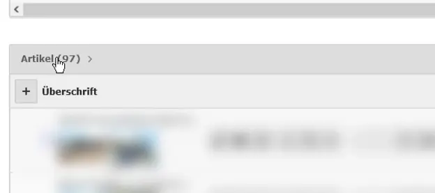 TYPO3-Tabelle wählen