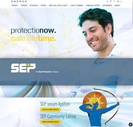 TYPO3-Seite eines bayerischen IT-Unternehmens