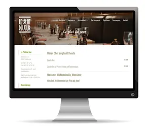 Wordpress-Webseite eines Hamburger Restaurants Desktopversion