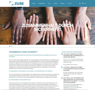 TYPO3-Website des ZUSE-Projekts